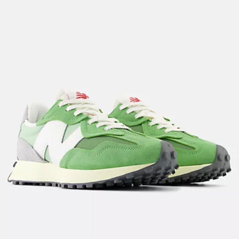 New Balance 327 Unisex WOMEN'S 6 / Men 4.5 Sneakers Shoes Kiwi Avocado NEW - Picture 9 of 10